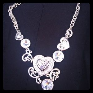 Silver necklace - costume jewelry